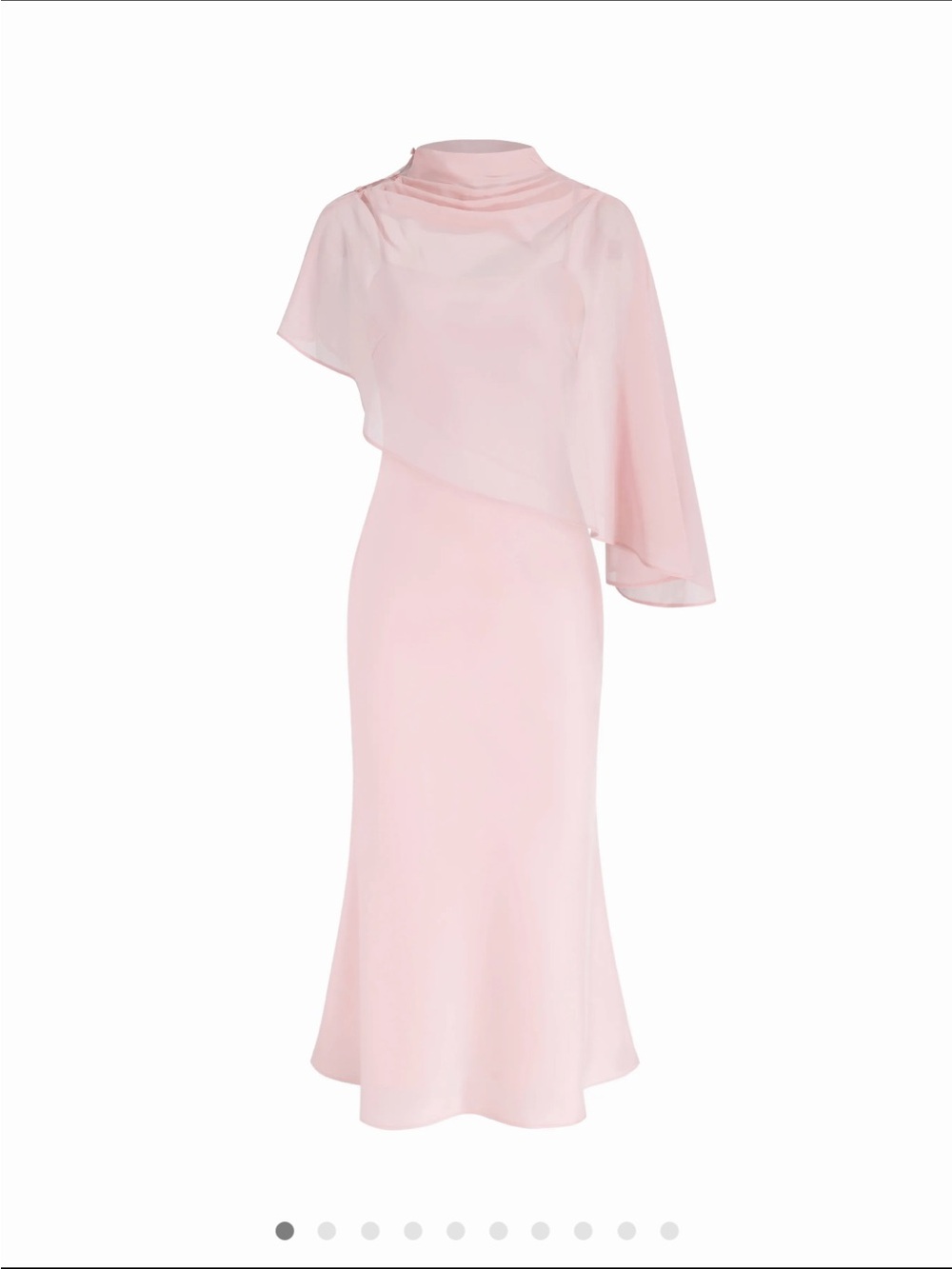 Elegant Pink One-Shoulder Evening Dress size XL 💗